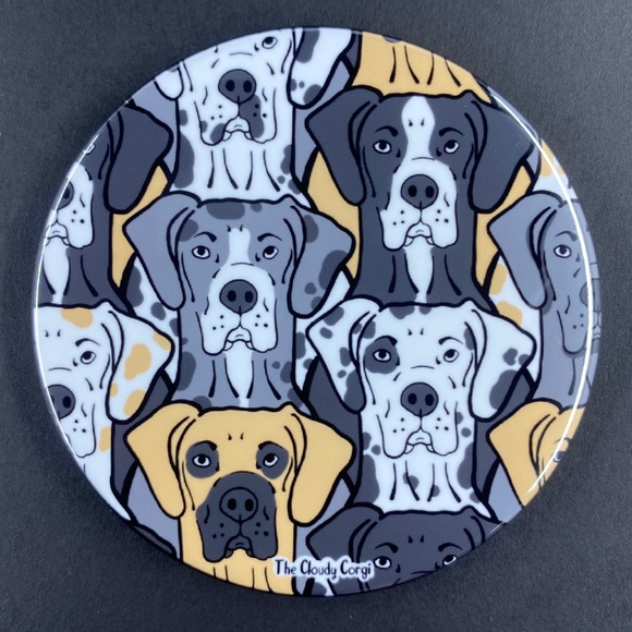 Great Dane Dog Magnet Handmade Gifts and Decor - Picture 1 of 4